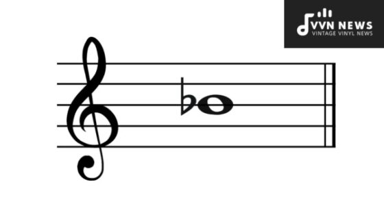 B Flat Music Note