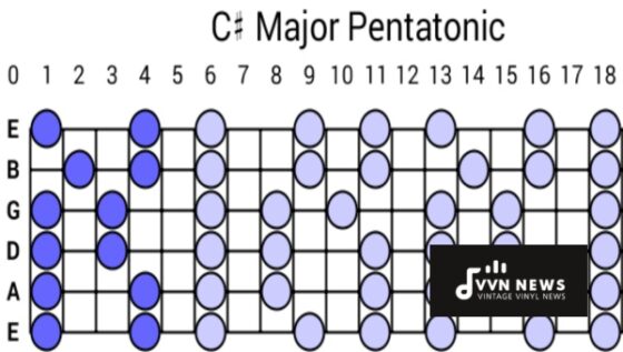 C Sharp Major Pentatonic Scale