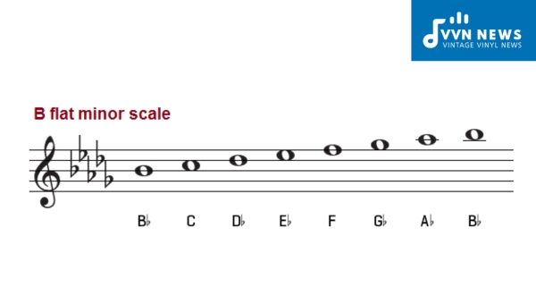 What are the Degrees in the B Flat Minor Scale
