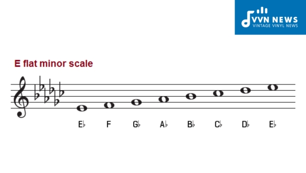 What are the degrees of the E flat Minor scale