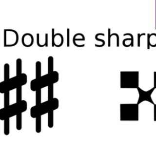 Double Sharp Sign In Music