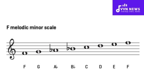 F Melodic Minor Scale